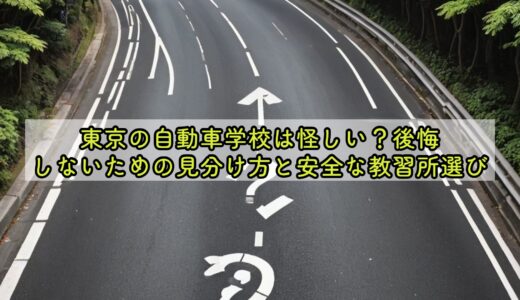 東京の自動車学校は怪しい？後悔しないための見分け方と安全な教習所選び