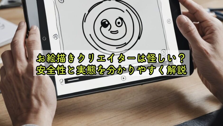 お絵描きクリエイターは怪しい？安全性と実態を分かりやすく解説