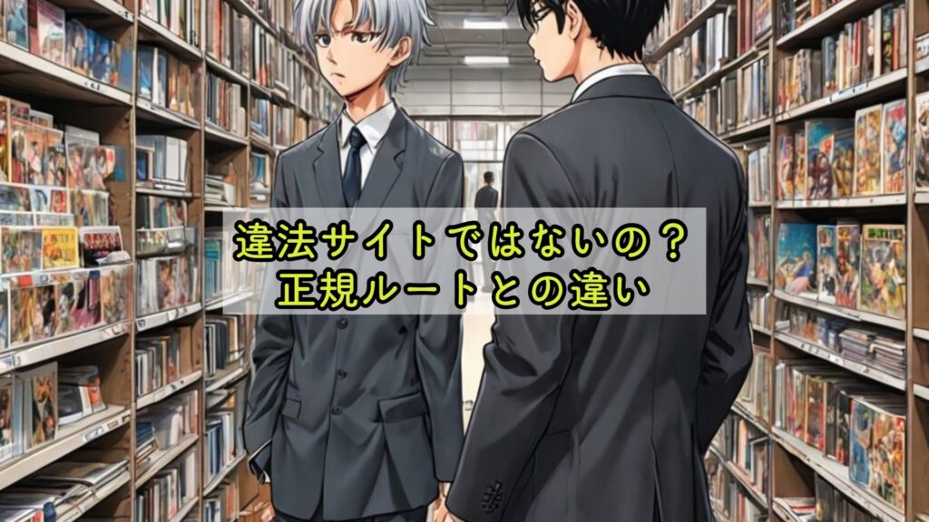 違法サイトではないの？正規ルートとの違い