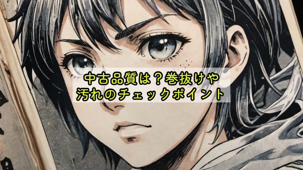 中古品質は？巻抜けや汚れのチェックポイント