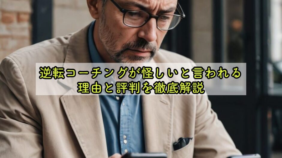 逆転コーチングが怪しいと言われる理由と評判を徹底解説