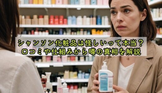 シャンソン化粧品は怪しいって本当？口コミや仕組みから噂の真相を解説