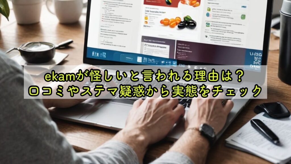 ekamが怪しいと言われる理由は？口コミやステマ疑惑から実態をチェック