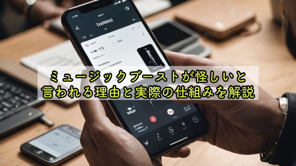 ミュージックブーストが怪しいと言われる理由と実際の仕組みを解説