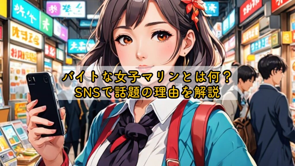 バイトな女子マリンとは何?SNSで話題の理由を解説