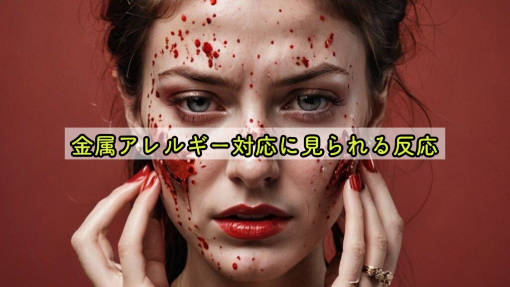 金属アレルギー対応に見られる反応