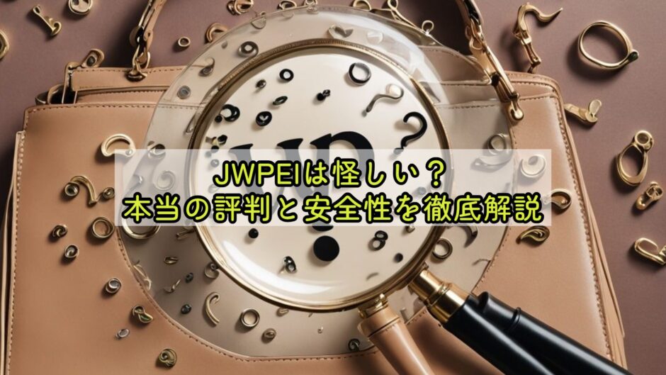 JWPEIは怪しい？本当の評判と安全性を徹底解説
