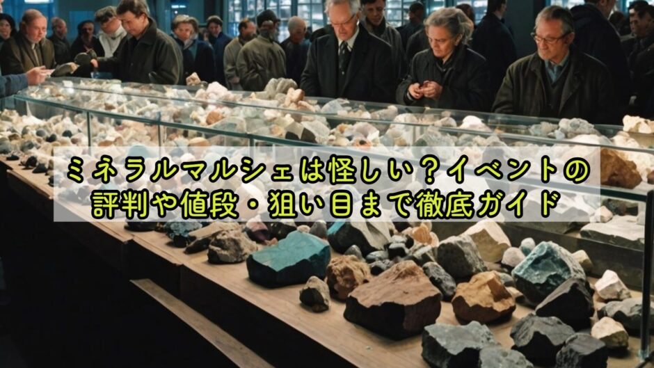 ミネラルマルシェは怪しい？イベントの評判や値段・狙い目まで徹底ガイド