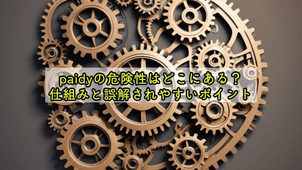 paidyの危険性はどこにある？仕組みと誤解されやすいポイント