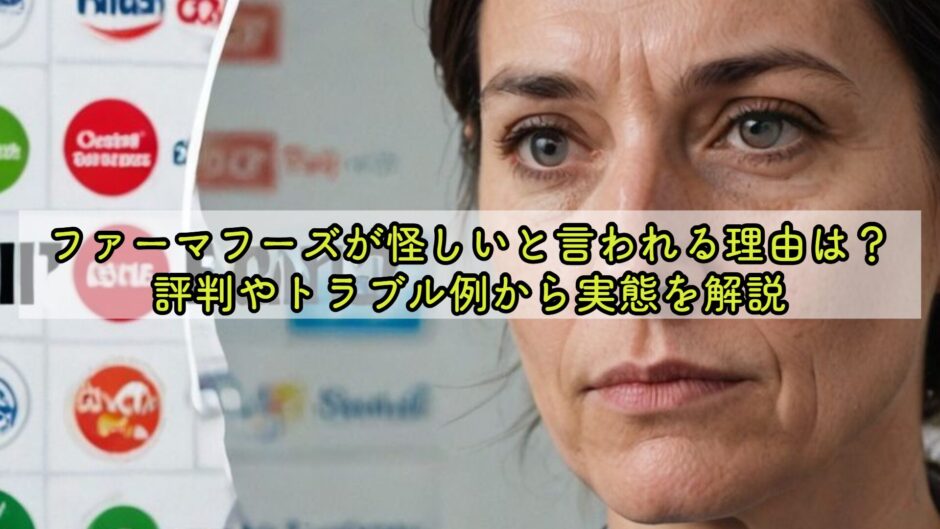 ファーマフーズが怪しいと言われる理由は？評判やトラブル例から実態を解説