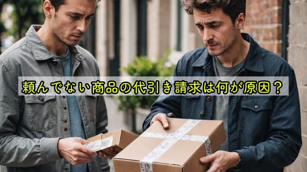 頼んでない商品の代引き請求は何が原因？