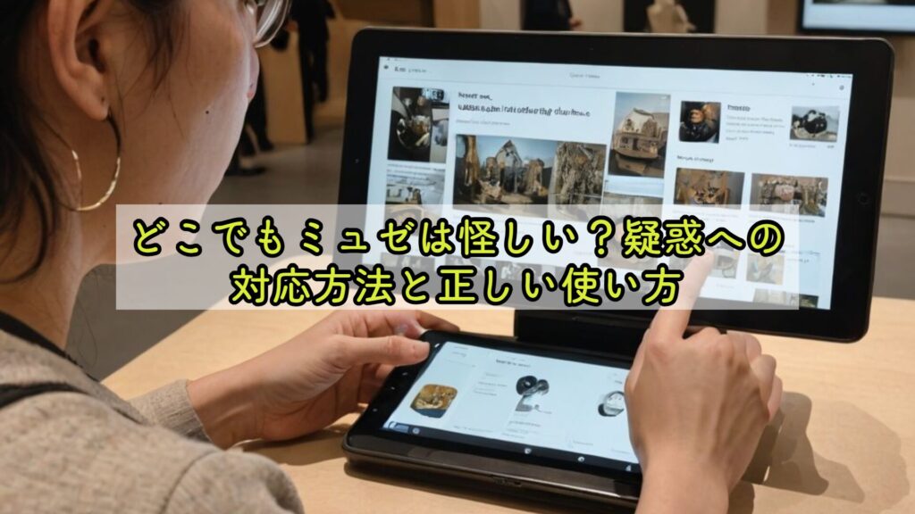 どこでもミュゼは怪しい？疑惑への対応方法と正しい使い方