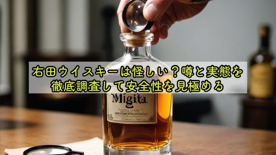 右田ウイスキーは怪しい？噂と実態を徹底調査して安全性を見極める