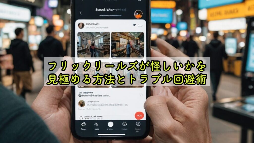 フリックリールズが怪しいかを見極める方法とトラブル回避術