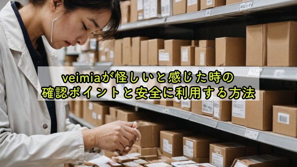 veimiaが怪しいと感じた時の確認ポイントと安全に利用する方法
