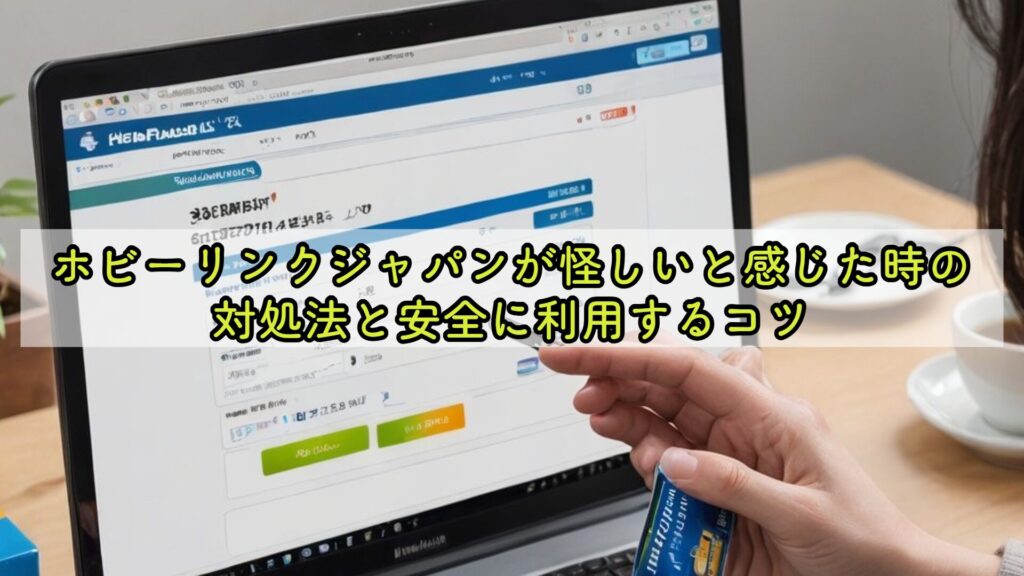 ホビーリンクジャパンが怪しいと感じた時の対処法と安全に利用するコツ