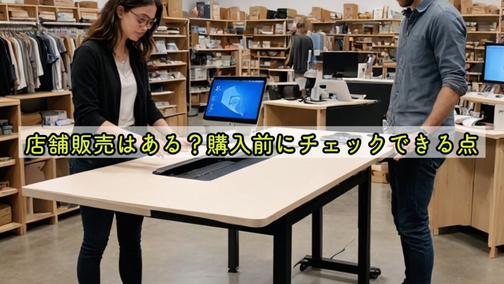 店舗販売はある?購入前にチェックできる点