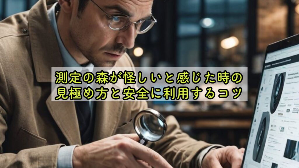 測定の森が怪しいと感じた時の見極め方と安全に利用するコツ