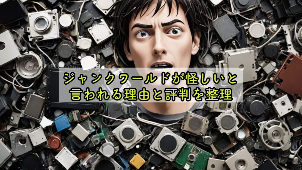 ジャンクワールドが怪しいと言われる理由と評判を整理
