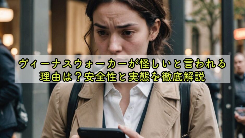 ヴィーナスウォーカーが怪しいと言われる理由は？安全性と実態を徹底解説