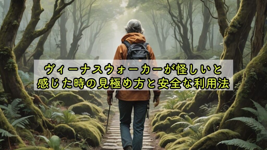 ヴィーナスウォーカーが怪しいと感じた時の見極め方と安全な利用法