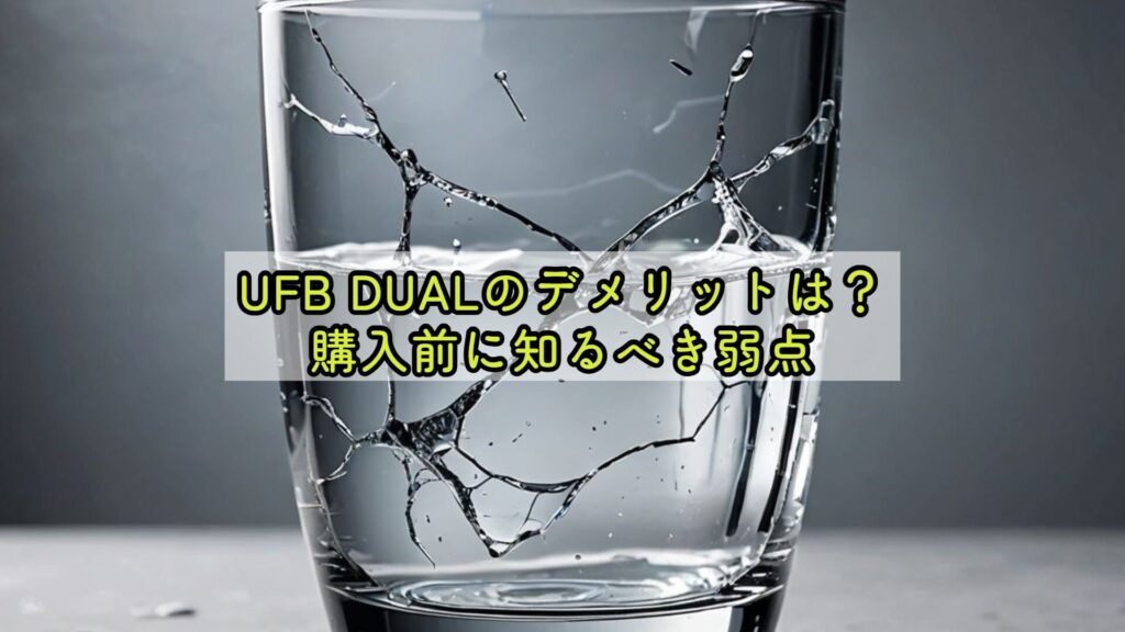 UFB DUALのデメリットは？購入前に知るべき弱点