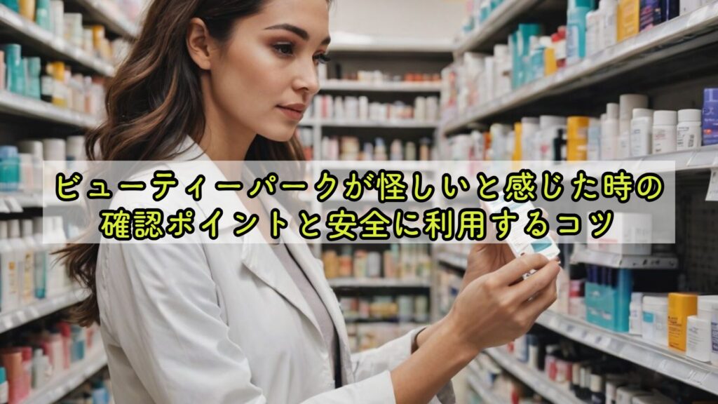 ビューティーパークが怪しいと感じた時の確認ポイントと安全に利用するコツ