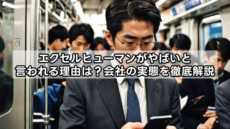 エクセルヒューマンがやばいと言われる理由は？会社の実態を徹底解説