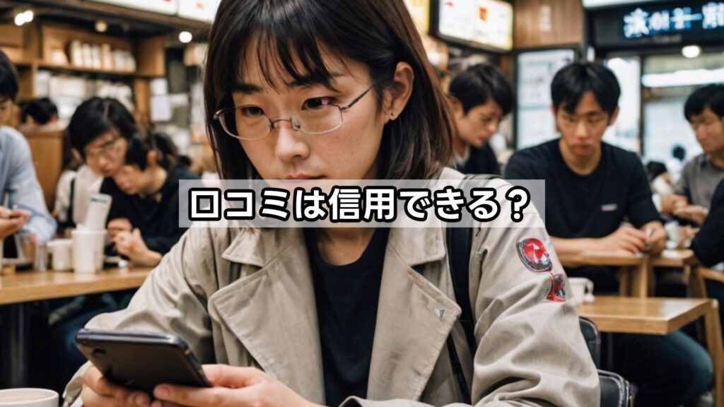 口コミは信用できる?
