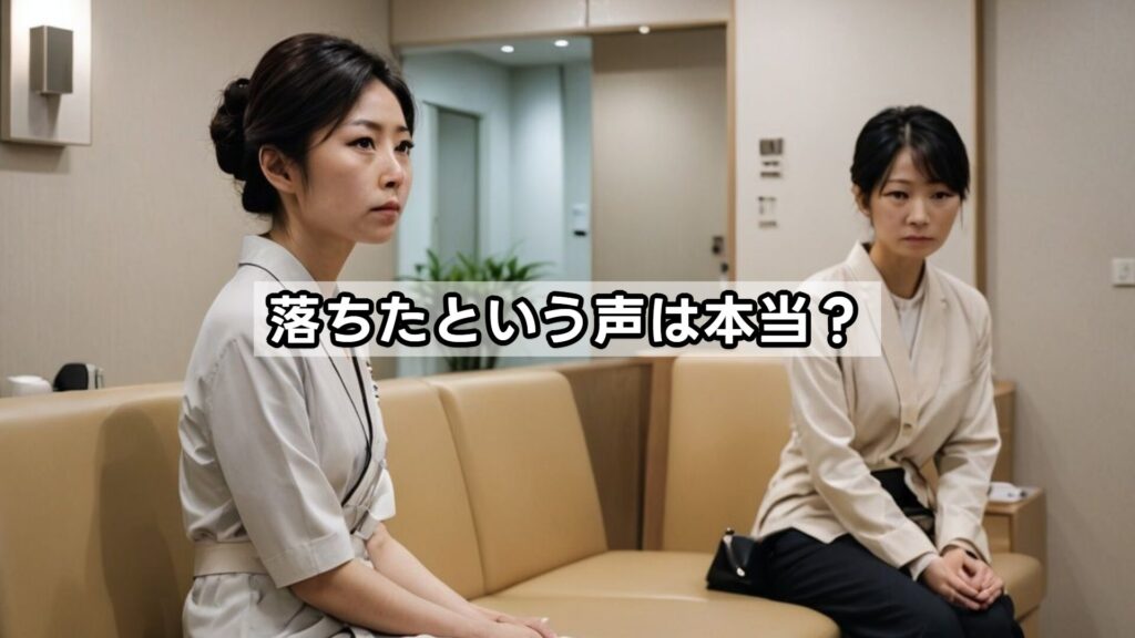 落ちたという声は本当？