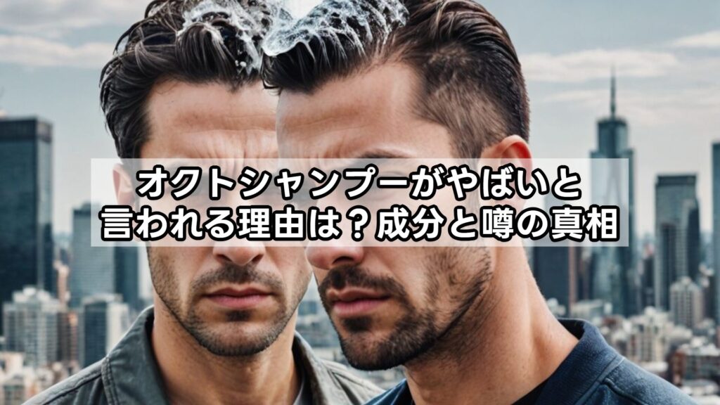 オクトシャンプーがやばいと言われる理由は？成分と噂の真相