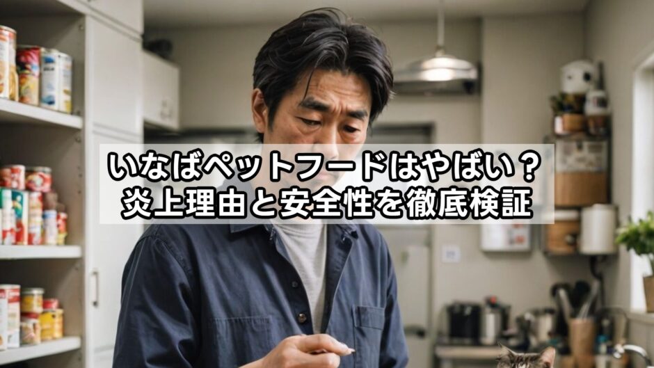 いなばペットフードはやばい？炎上理由と安全性を徹底検証