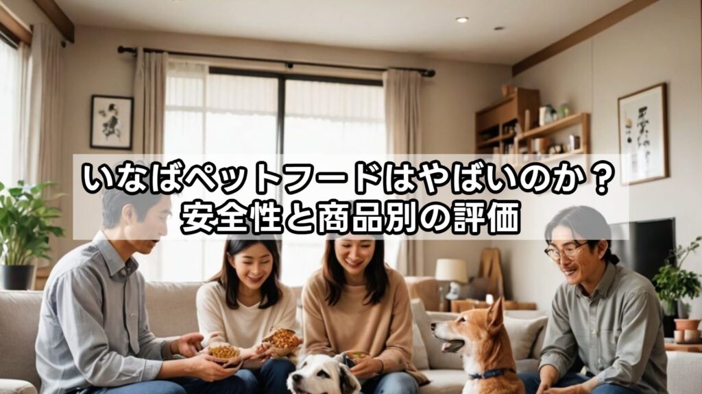 いなばペットフードはやばいのか？安全性と商品別の評価