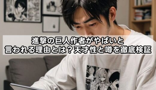 進撃の巨人作者がやばいと言われる理由とは？天才性と噂を徹底検証