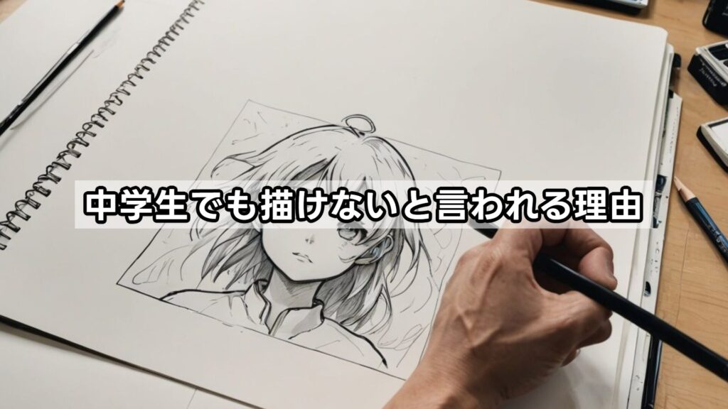 中学生でも描けないと言われる理由