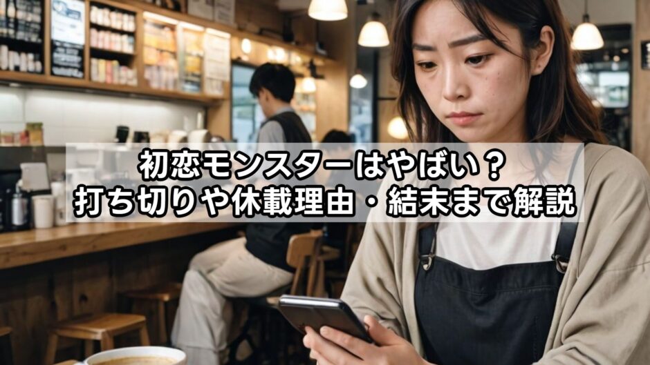 初恋モンスターはやばい？打ち切りや休載理由・結末まで解説