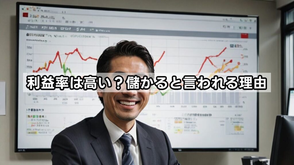 利益率は高い？儲かると言われる理由