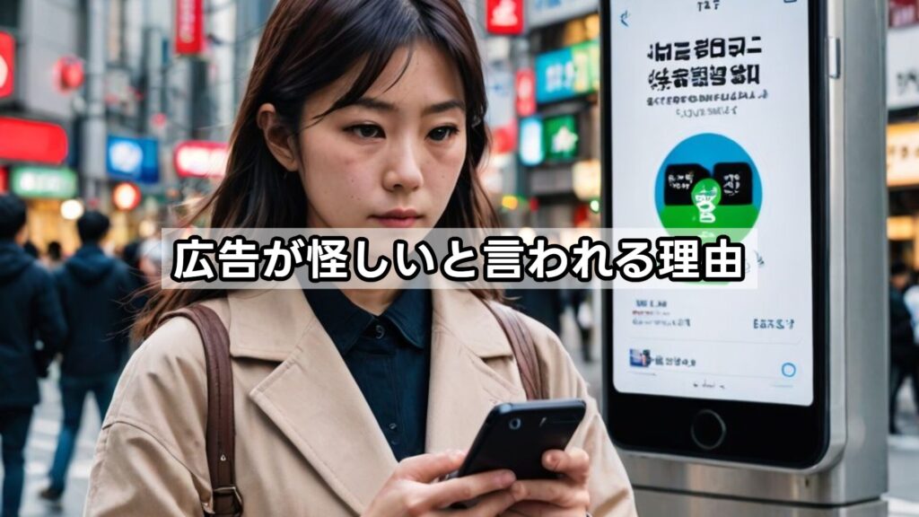 広告が怪しいと言われる理由