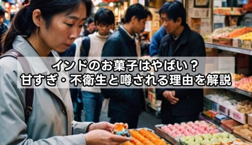 インドのお菓子はやばい？甘すぎ・不衛生と噂される理由を解説