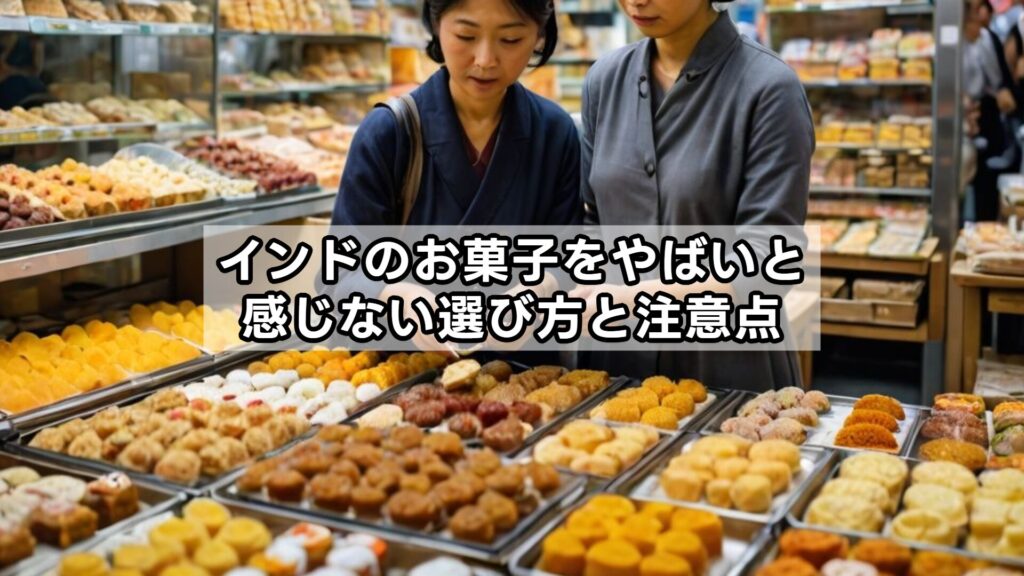 インドのお菓子をやばいと感じない選び方と注意点