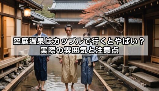 空庭温泉はカップルで行くとやばい？実際の雰囲気と注意点