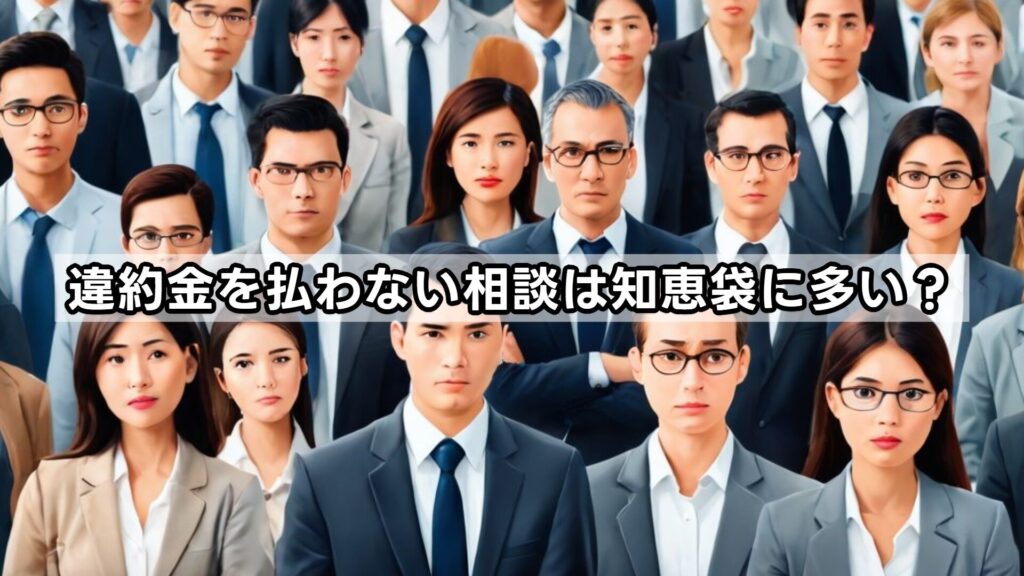 違約金を払わない相談は知恵袋に多い？