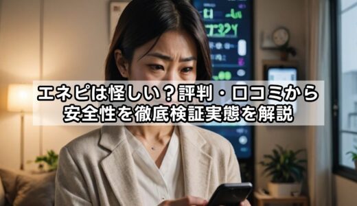 エネピは怪しい？評判・口コミから安全性を徹底検証実態を解説