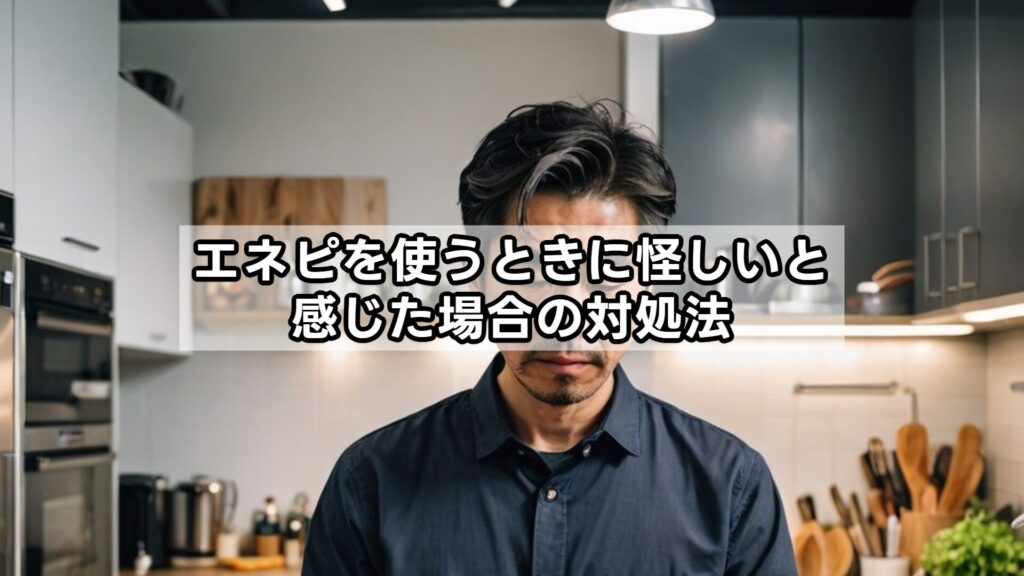 エネピを使うときに怪しいと感じた場合の対処法