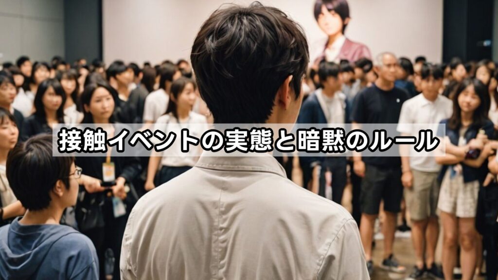 接触イベントの実態と暗黙のルール