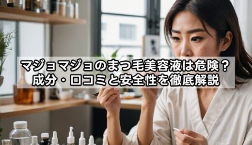 マジョマジョのまつ毛美容液は危険？成分・口コミと安全性を徹底解説