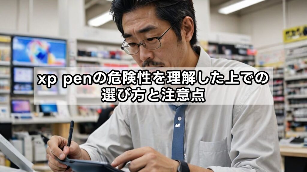 xp penの危険性を理解した上での選び方と注意点