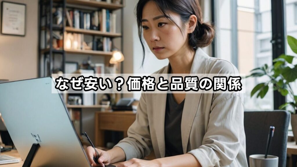 なぜ安い？価格と品質の関係
