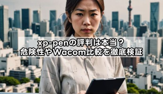 xp-penの評判は本当？危険性やWacom比較を徹底検証