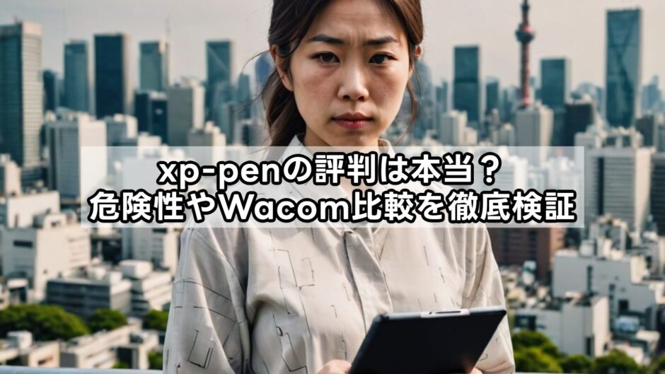 【xp-pen】評判の実態とは？基礎情報と注意点